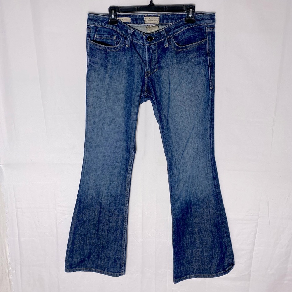 Vintage Y2K William Rast Med Wash Low Rise Flare Leg Jeans 31
